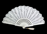 Bridal Tapered Lace Fan. Ref. 1712-2 24.630€ #503281712-2